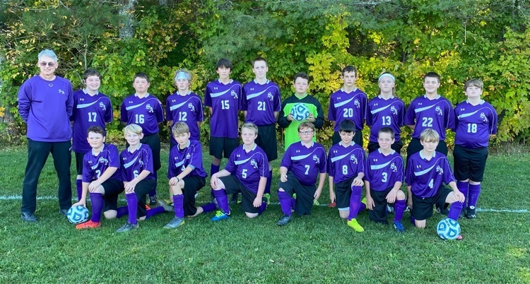 middle school boys soccer team